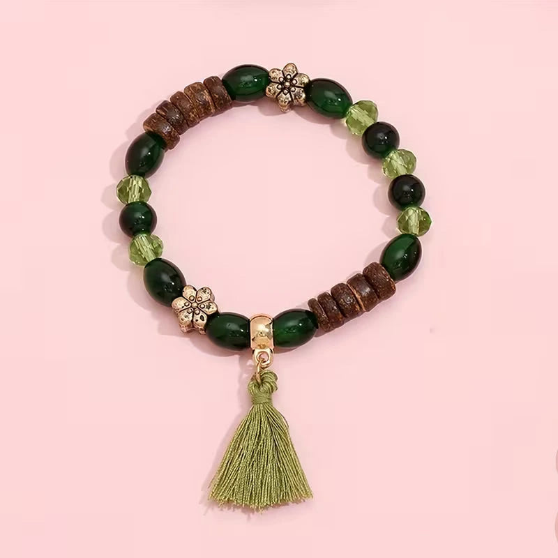 4-Piece Bohemian Vintage Bracelet Set for Men