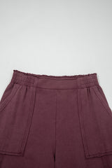 Mineral Red Mineral Wash Cargo Patched Pocket Utility Sweatpants