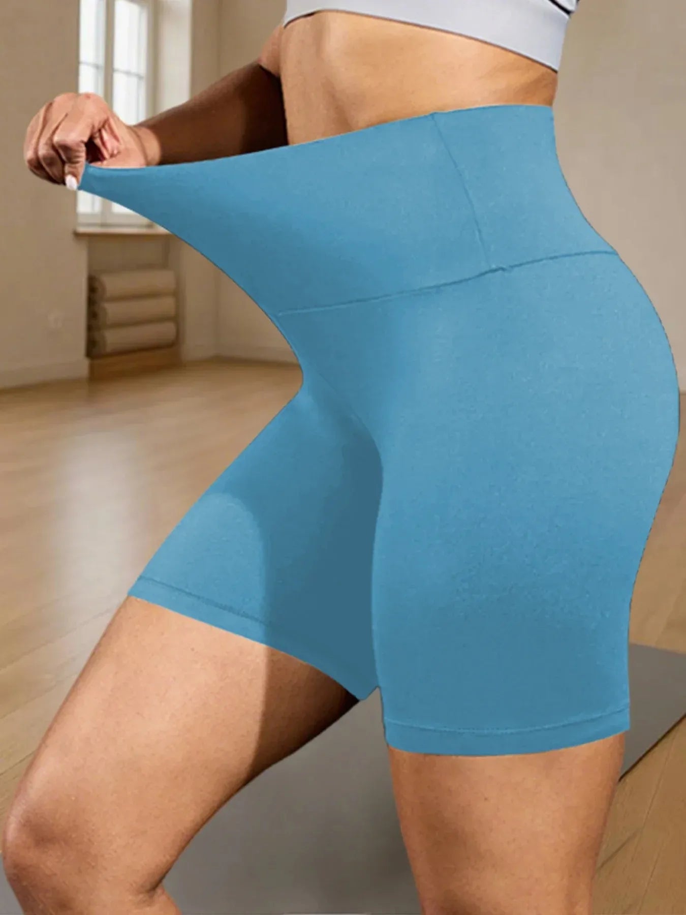 Seamless High-Waist Tummy Control Shaping Shorts