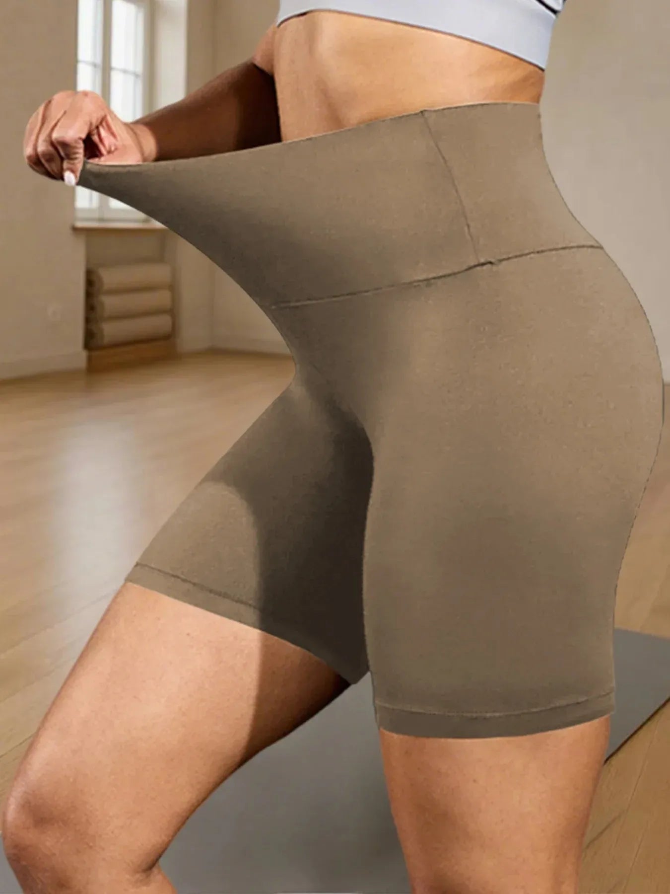 Seamless High-Waist Tummy Control Shaping Shorts