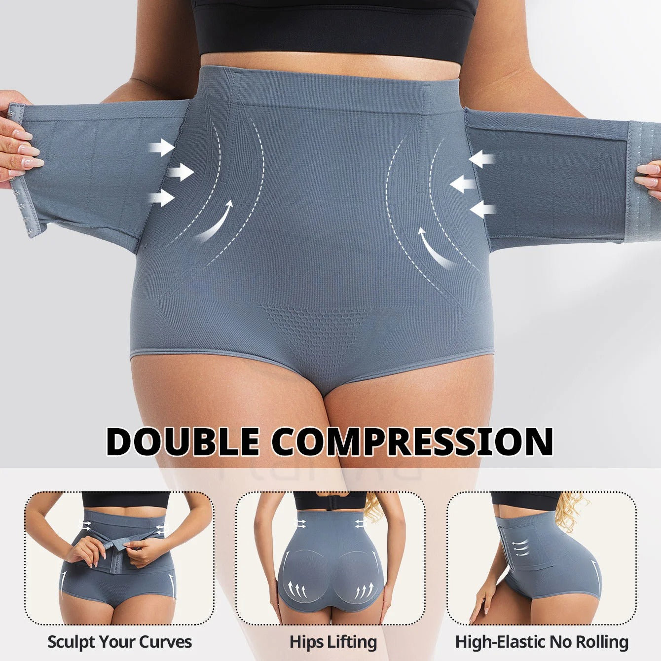 Front-Closure Tummy Control &amp; Lift Shapewear