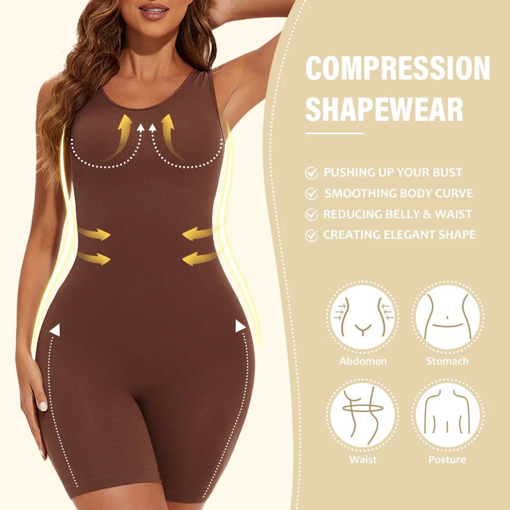 Full Body Tummy Control Shapewear Bodysuit