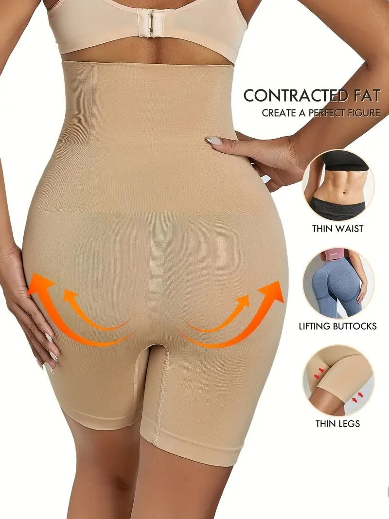 High-Waist Double-Layer Tummy Control Shapewear