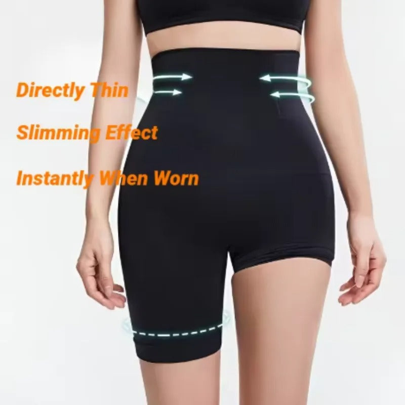 High-Waist Seamless Tummy Control Shaping Shorts