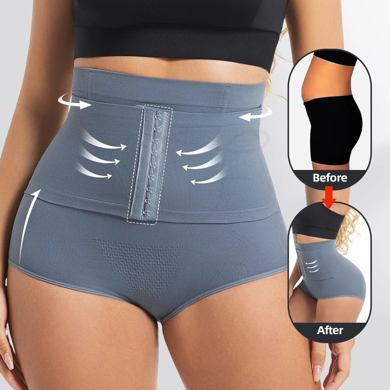 Front-Closure Tummy Control &amp; Lift Shapewear