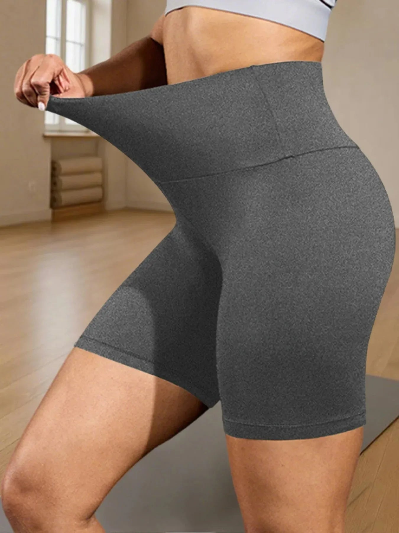 Seamless High-Waist Tummy Control Shaping Shorts