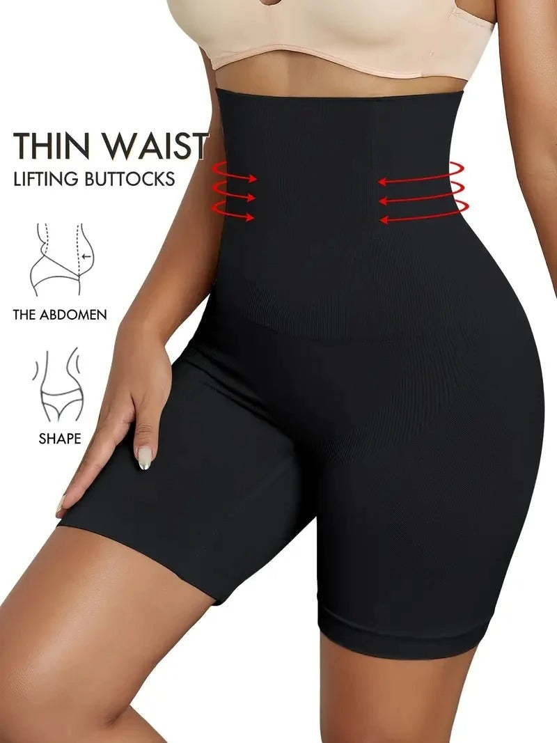 High-Waist Double-Layer Tummy Control Shapewear